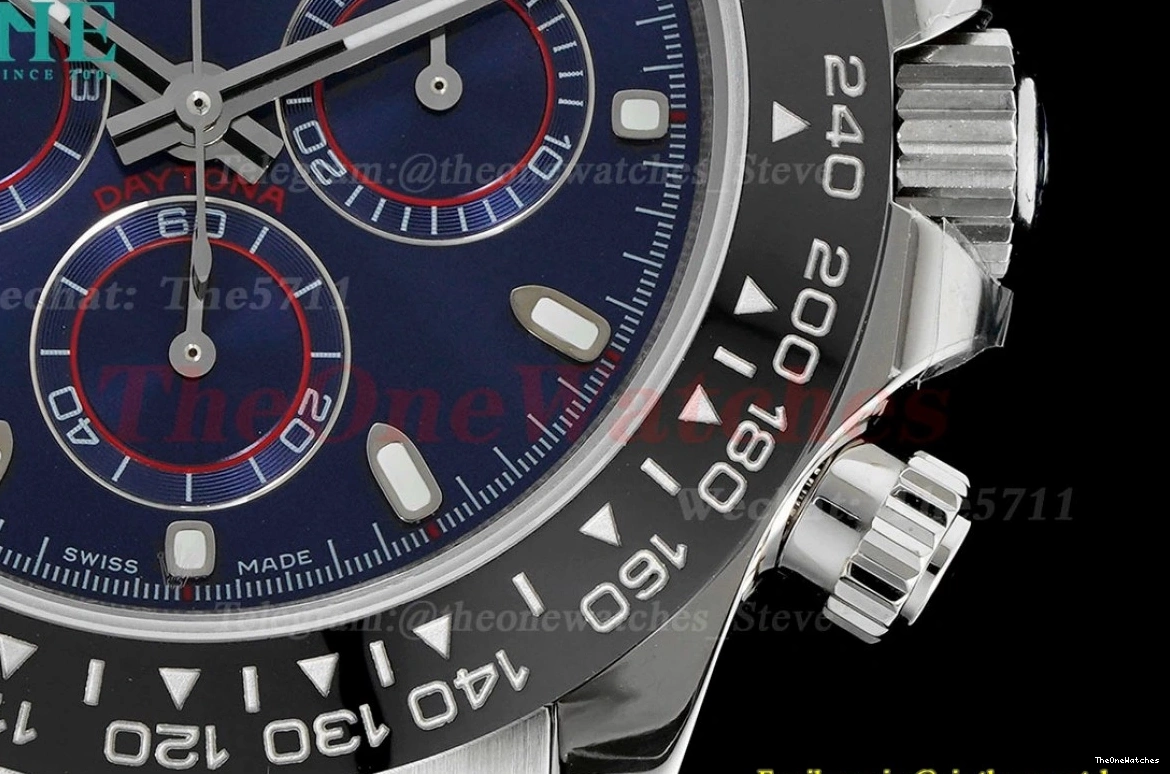 RU Dial Blue A7750 40mm OMF Daytona SS 116519 0309